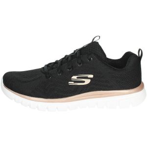 Skechers Chaussures Graceful - Get Connected noir doré blanc femme - 39
