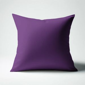 Taie d'oreiller ou de traversin en percale de coton TERTIO - Violet