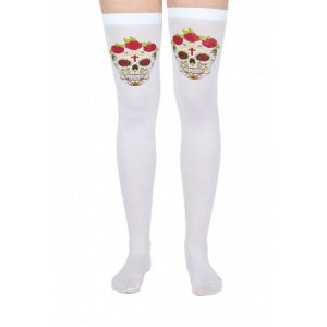 Ruedelafete Bas blanc Dia de la Muerte