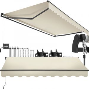 TecTake Store banne ornella &agrave; bras articul&eacute; et support mural -