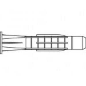 Tox Cheville universelle Trika 8 x 51 mm, 100 pièces - 011100111 -DÜBEL
