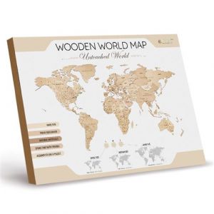 Puzzle en bois Mappemonde 144 cm Eco Wood Art