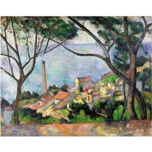 Wilson Puzzle Cézanne Paul: Vue sur l'Estaque 50 pièces