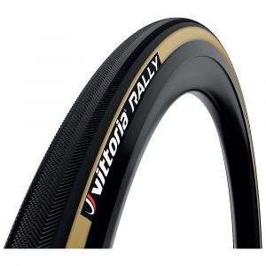 Vittoria Pneu de route Rally (boyau) - 700x25c Para - Black - Black