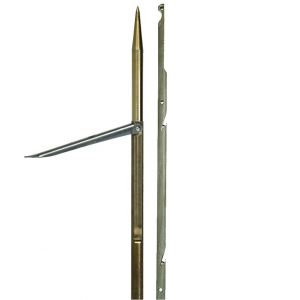 Sigalsub Tahitian Spearshaft Notched Single Barb 6.25 Mm 120 cm Golden