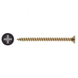 Timco SDF456_P Vis à bois plaqué zinc, 35025SOLOC