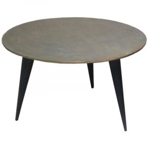Bigbuy Centre Table 80 x 80 x 50 cm Aluminium