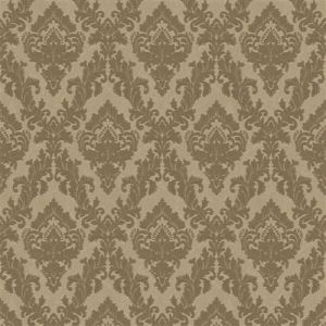Profhome Papier peint baroque 335824 papier peint intissé légèrement texturé au style baroque mat brun 5,22 m2 brun