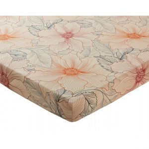Drap-housse JULLIETTE orange en coton