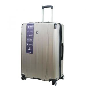 ALPINI Horizon, Valise Rigide Garantie 2 Ans, 100%ABS, Fermeture Ultra Protegee (Champagne, L Soute, 76 x 52 x 32 cm,109/126 L, 5kg