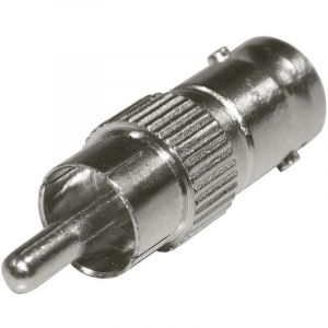 Speaka professional SP-7869896 Cinch-RCA / bnc Adaptateur [1x Cinch-RCA mâle - 1x bnc femelle] argent R841411