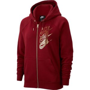 Nike Sweat-shirt Bubble FZ Shine rouge - Taille EU S,EU M,EU L,EU XS