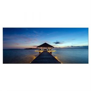 HOMEMANIA Tableau Pont 14 70 x 3 x 100 cm