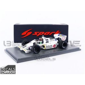 Image de Spark Voiture Miniature de Collection 1-43 - ARROWS A6 - GP Belgique 1983 - White - S5786