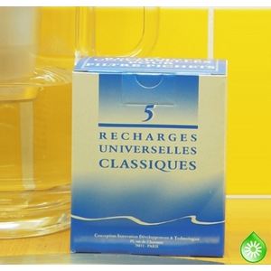 Hydropure 5 recharges cartouches filtrantes classiques