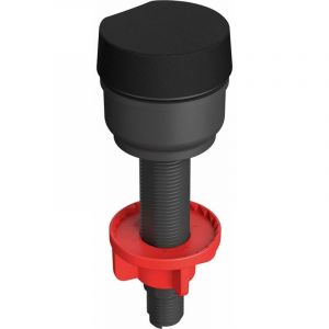 Franke 112.0657.383 Bouton du Bouchon Automatique Color Line matt-112.0657, Noir Mat