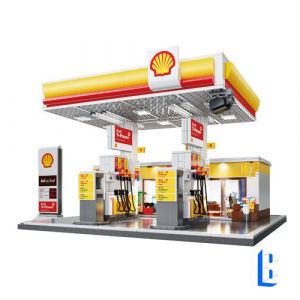 Jeux De Construction - Cada - La Station Essence Shell -
