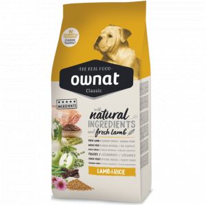 Ownat Croquettes Chien Classic Agneau & Riz - 15kg