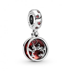 Pandora Charm Pendant Disney Amour et Baisers de Mickey et Minnie 799298C01 Bijoux