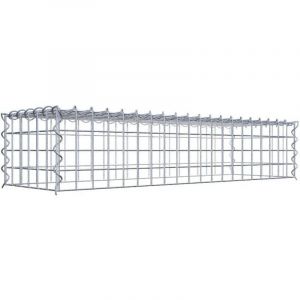 Gabion sur toile type 3 100 cm x 20 cm x 30 cm (L x H x P), maille 5 cm x 5 cm, spirale