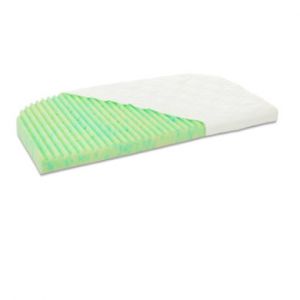 Image de Babybay Matelas pour lit cododo Maxi/Boxspring Ultrafresh Wave vert 49,5x89x6 cm