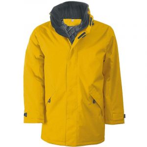 Kariban Parka de travail Doublure Matelass&eacute;e Jaune s - Jaune