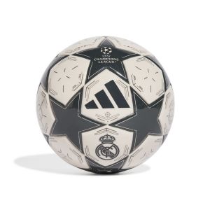Image de Adidas Real Madrid Ballon Mini Champions League - Blanc/gris, pointure Ball SZ. 1 - ['Blanc', 'Gris'] - Taille Ball SZ. 1