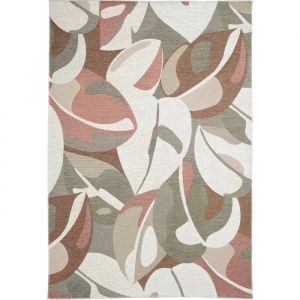Thedecofactory Tapis Salon Moderne Tiss&eacute; Plat Vert Multicolore 120x170