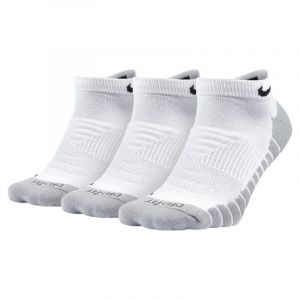 Nike Chaussettes de training Dry Cushion No-Show (3 paires) - Blanc - Taille M - Unisex