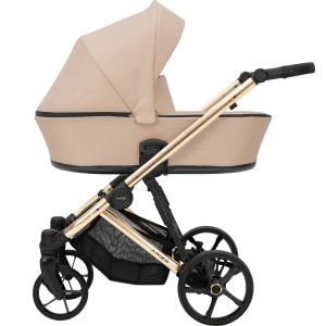 Kunert Baby - Poussette Arizo Premium 04 rose- Cadre Gold