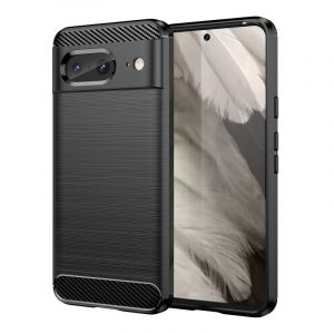 Coque Max Power Digital en fibre de carbone pour Google Pixel 8 Anti-choc en silicone noir