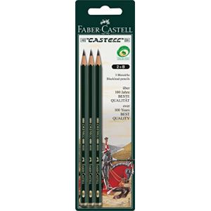 Faber-Castell 3 CRAYONS CASTELL 9000B