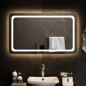 VidaXL Miroir de salle de bain à led 100x60 cm n/a