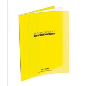 Oxford Cahier à rabats 17x22 96 pages Séyès Polypro jaune