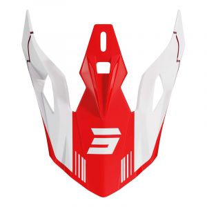 Shot Casquette pour casque enfant Pulse Kid Lines red glossy