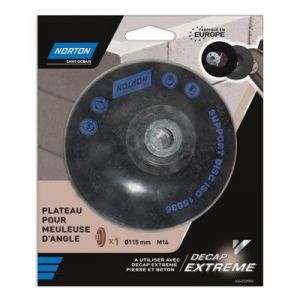Norton Plateau meuleuse d'angle Decap Extrem matériau Ø115mm
