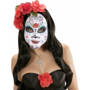 Masque Color&eacute; Petite Rose adulte,