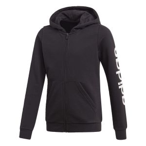 Adidas Veste à capuche Linear Noir - Noir - Taille 116 cm