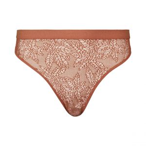 Sans Complexe Slip Taille Haute - Marron Miss Joline