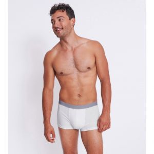 Lot de 6 boxer homme blanc en coton