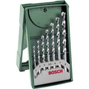 Bosch Lot de 7 forêts à béton MINI-X-LINE, Ø 3 à 8mm, 2607019581