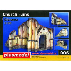 Plus Model Church Ruins - Décor Modélisme
