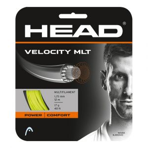 Head Velocity MLT Lot de 16 cordes de tennis Jaune