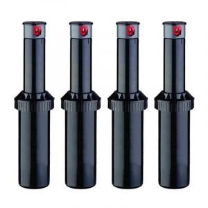 Lot de 4 Arroseur d'irrigation KRain SuperPro 3/4'' Portée de 7,90 à 14,9 m Aspersor à turbine à angle réglable Contrôle d