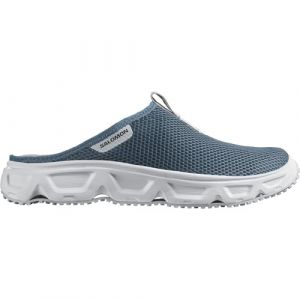 Salomon Reelax Slide 6.0 Tongues de Récupération pour Homme, Foulée amortie, Confort instantané et longue durée, Style polyvalent, Blue Ashes, 47 1/3