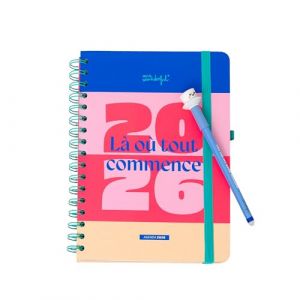 Mr. Wonderful Agenda Office 2026 Semainier - L&agrave; o&ugrave; tout commence