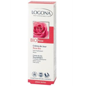 Logona Cr&egrave;me de Jour Rose Bio Peaux S&egrave;ches - 40 ml