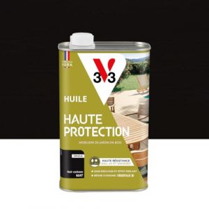 V33 Huile Haute Protection noir carbone 1 L