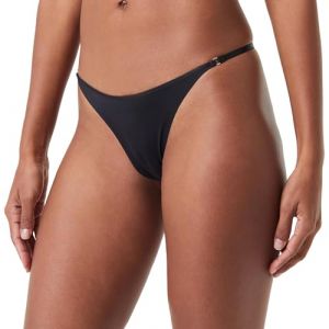 Calvin Klein Thong 000QF7323E String coordonné, Noir (Bla, XS Femme