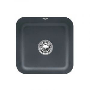 Villeroy & Boch Evier 1 bac Cisterna 50, graphite ceramicplus, avec vidage automatique